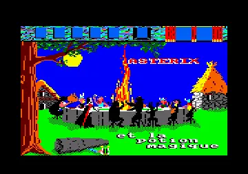 Asterix And The Magic Cauldron (UK) (1987) (Trainer) screen shot title